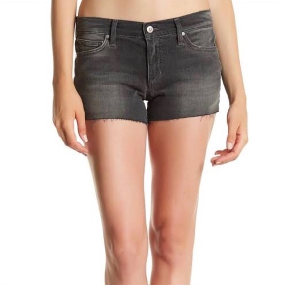 frayed cut off jeans